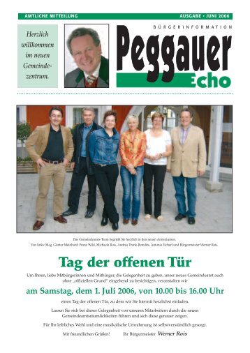 Tag der offenen Tür - Marktgemeinde Peggau