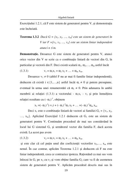 5 CAPITOLUL 1 SPAŢII VECTORIALE FINIT DIMENSIONALE 1.1 ...