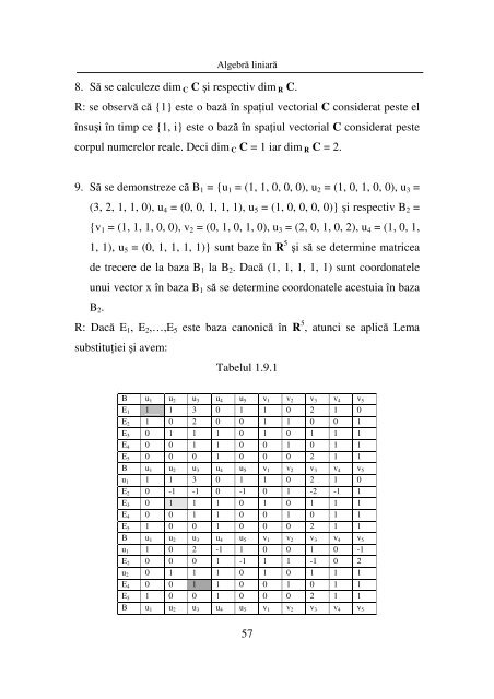 5 CAPITOLUL 1 SPAŢII VECTORIALE FINIT DIMENSIONALE 1.1 ...