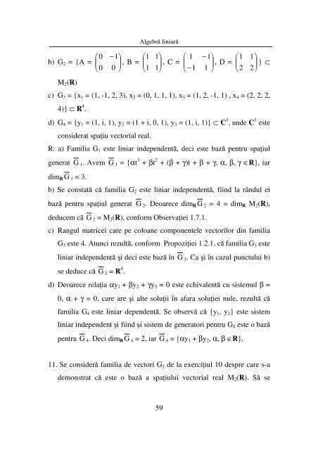 5 CAPITOLUL 1 SPAŢII VECTORIALE FINIT DIMENSIONALE 1.1 ...