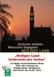 Prospekt Israel Jordanien.pdf - Kolpingreisen Weingarten