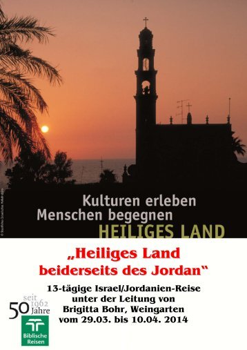 Prospekt Israel Jordanien.pdf - Kolpingreisen Weingarten