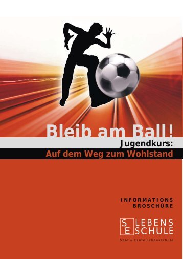 Lehrerbroschüre Bleib am Ball - CROWN Life Schweiz