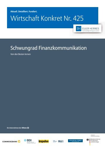 Wirtschaft Konkret Nr. 425 - Finanzkommunikation im Mittelstand