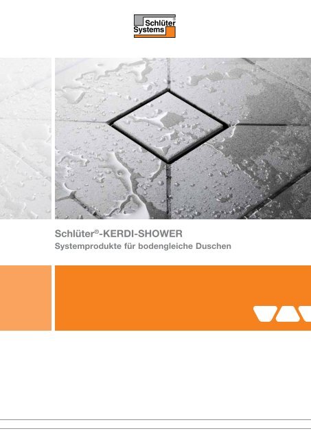 Schlüter®-KERDI-SHOWER - Schlüter-Systems