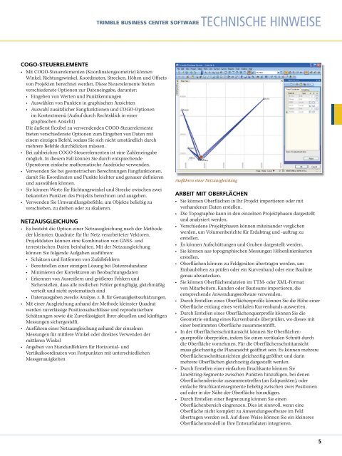 Technische Hinweise (PDF) - Sinning Vermessungsbedarf GmbH