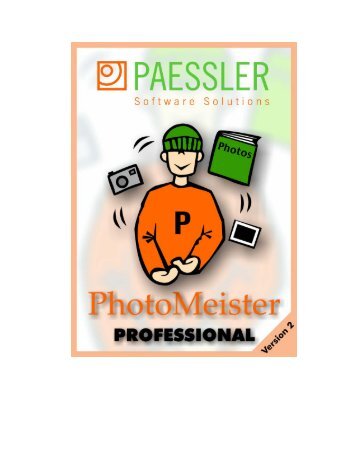 PhotoMeister 2 Handbuch - Paessler
