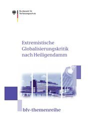 Extremistische Globalisierungskritik nach Heiligendamm