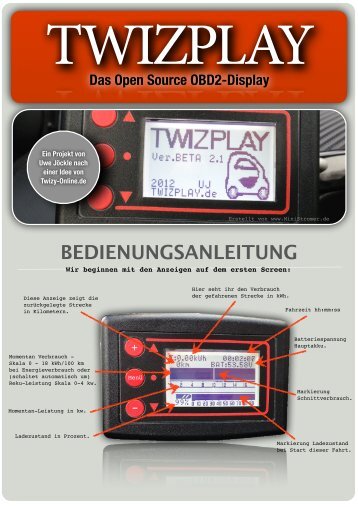 Twizplay Bedienungsanleitung Version 2.2 (29.12.2012) - Twizplay.de