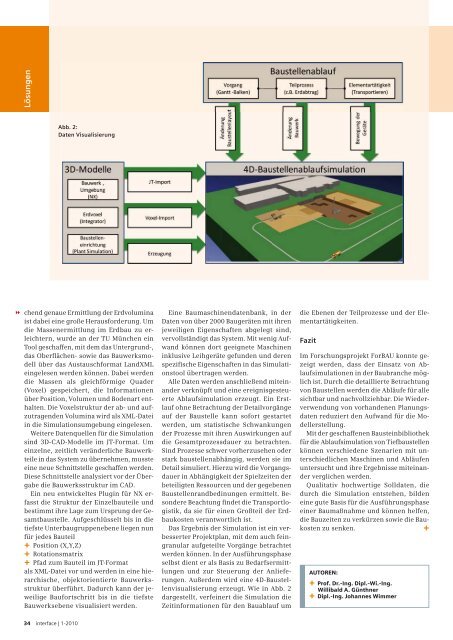 Interface 01/2010 - FEM - Berechnung