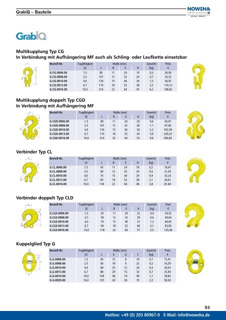 NOWEHA Katalog Nr. 02 - NOWEHA - Drahtseil- und Hebetechnik