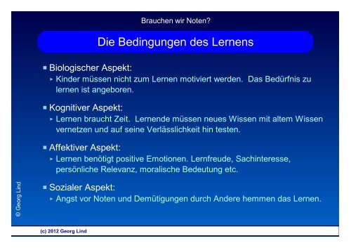 Brauchen wir Noten? - Universität Konstanz