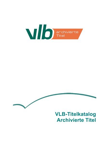 VLB Archivierte Titel