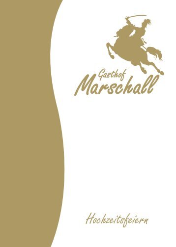 Hochzeitsfeiern - Gasthof Marschall