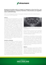 White Paper Roxolid® 2-Jahres-Resultate - bei Straumann ...