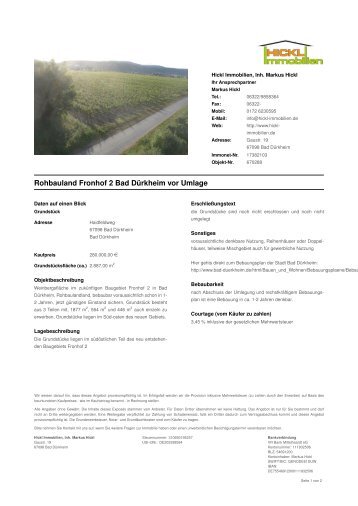 Expose Fronhof 2.pdf - Hickl Immobilien Bad Dürkheim