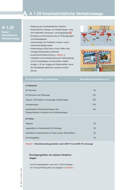 A 1.20 A 1.20 Innerbetriebliche Verkehrswege