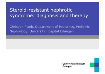 Steroid-resistant nephrotic syndrome: diagnosis and therapy - GPN