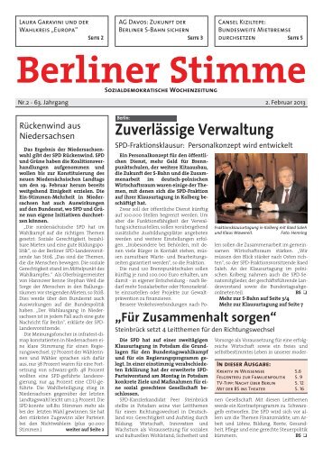 Berliner Stimme_2.2.2013 - Cansel Kiziltepe