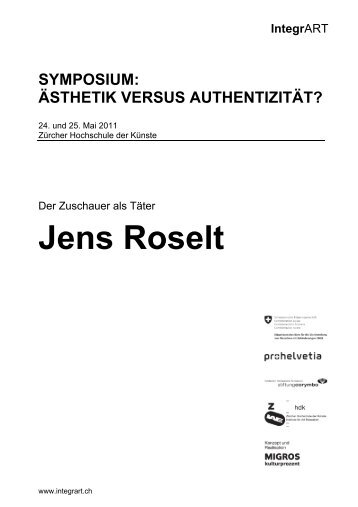 Jens Roselt - Integrart