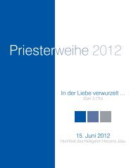 Priesterweihe 2012 - Helmut Klauninger