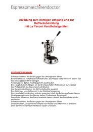 Download - Der Espressomaschinendoctor