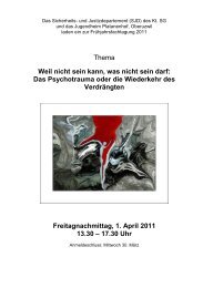 PLATANENHOF-Fachtagung Programm 2011.pdf - Jugendheim ...