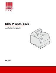 NRG P 6220 / 6230 - Nashuatec