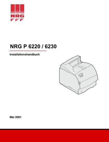 NRG P 6220 / 6230 - Nashuatec