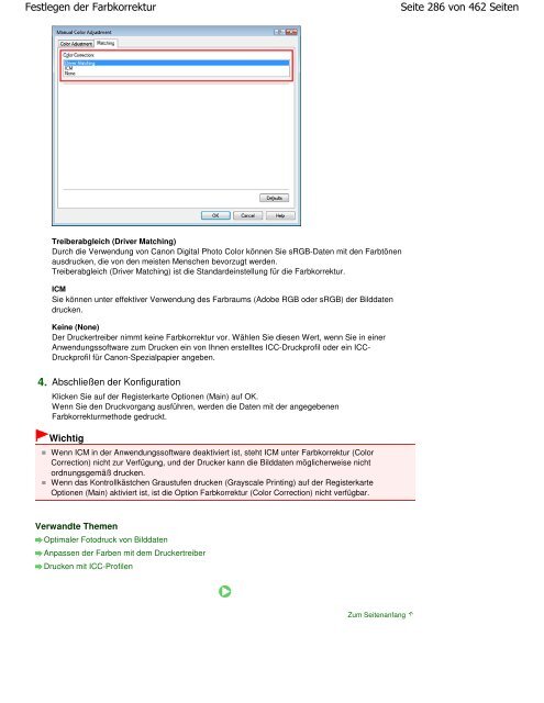 Canon iP4700 series Online-Handbuch - Produktinfo.conrad.com