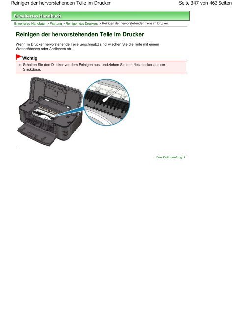 Canon iP4700 series Online-Handbuch - Produktinfo.conrad.com