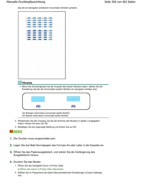 Canon iP4700 series Online-Handbuch - Produktinfo.conrad.com