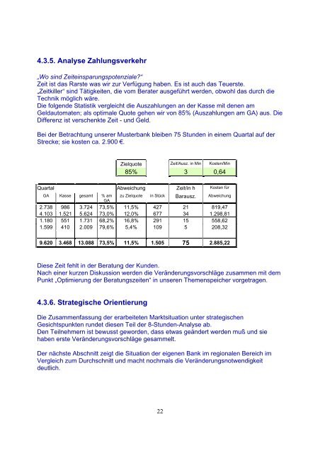 8-Stunden-Analyse - Unternehmensberatung Jersch E & G GmbH