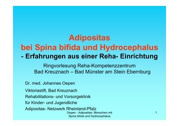 Adipositas bei Spina bifida und Hydrocephalus - reha-kompetenz.de