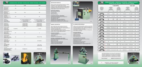 Z 302-R/PR Z-ZH 402 - BPR Curvatrici