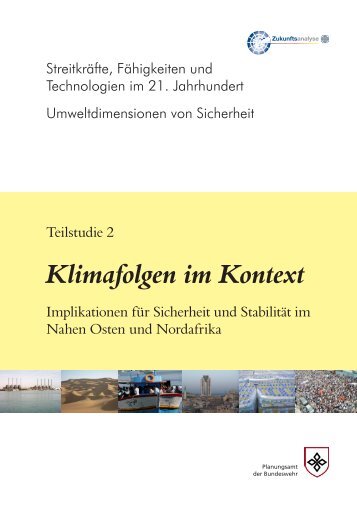 Teilstudie 2: Klimafolgen im Kontext - Implikationen für ... - SciLogs