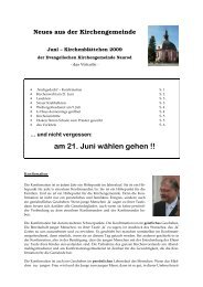 Juni - E-Blaettchen 09 - Evangelische Kirchengemeinde Naurod