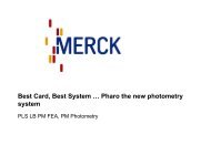 Best Card, Best System … Pharo the new photometry system