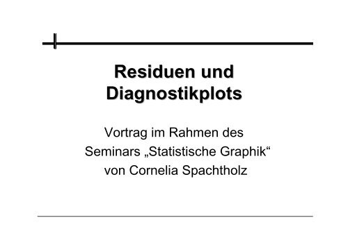 Residuen und Diagnostikplots