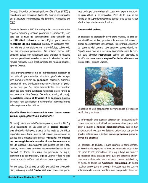 Revista Pesca Noviembre 2013