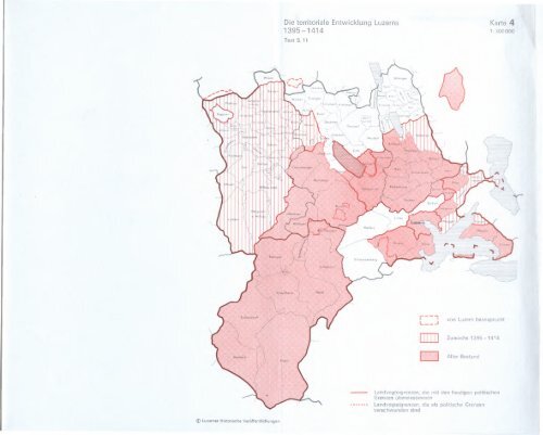 Die Luzemer Pfarreien und Landvogteien