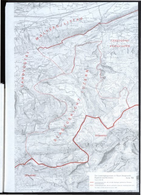 Die Luzemer Pfarreien und Landvogteien