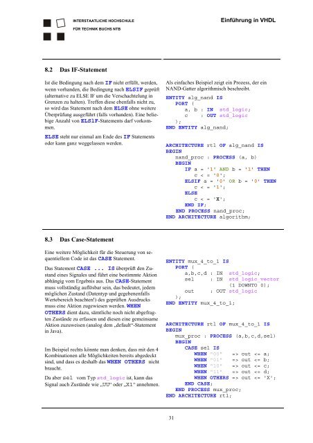 Eine Einführung in die Schaltungsent- wicklung mit VHDL