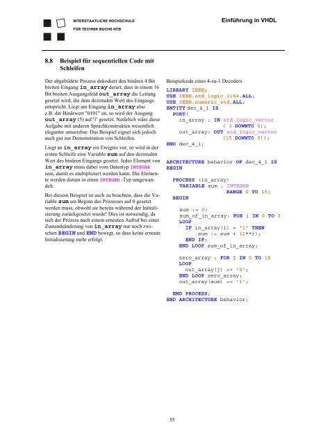 Eine Einführung in die Schaltungsent- wicklung mit VHDL