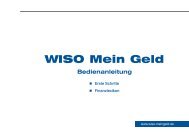 WISO Mein Geld - Buhl Replication Service GmbH