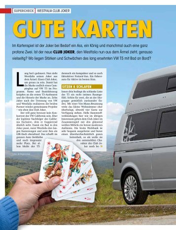 Test für Sie als PDF zum Download - Westfalia