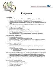 Programm - WT-Akademie