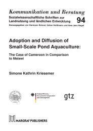 94 Adoption and Diffusion of Small-Scale Pond Aquaculture