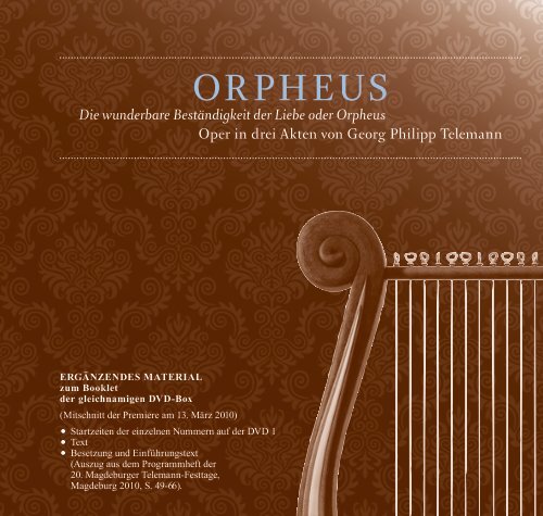 ORPHEUS - Telemann in Magdeburg