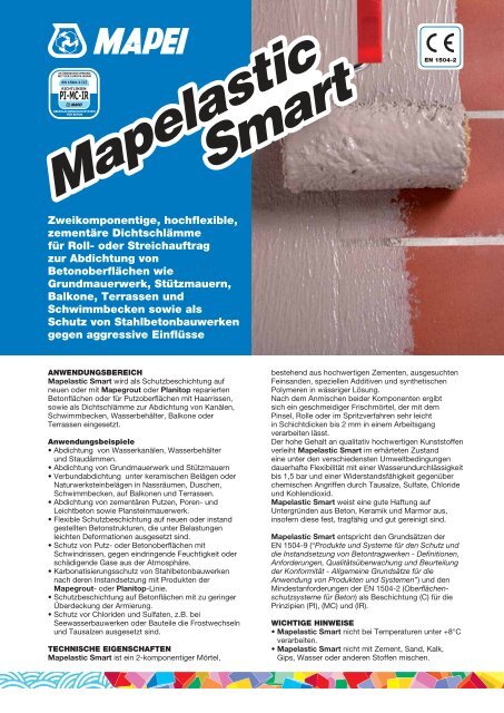 Mapelastic Smart Mapelastic Smart - Mapei